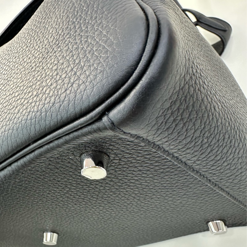Hermes Lindy30 黑銀 tc皮 U刻 有購證-11