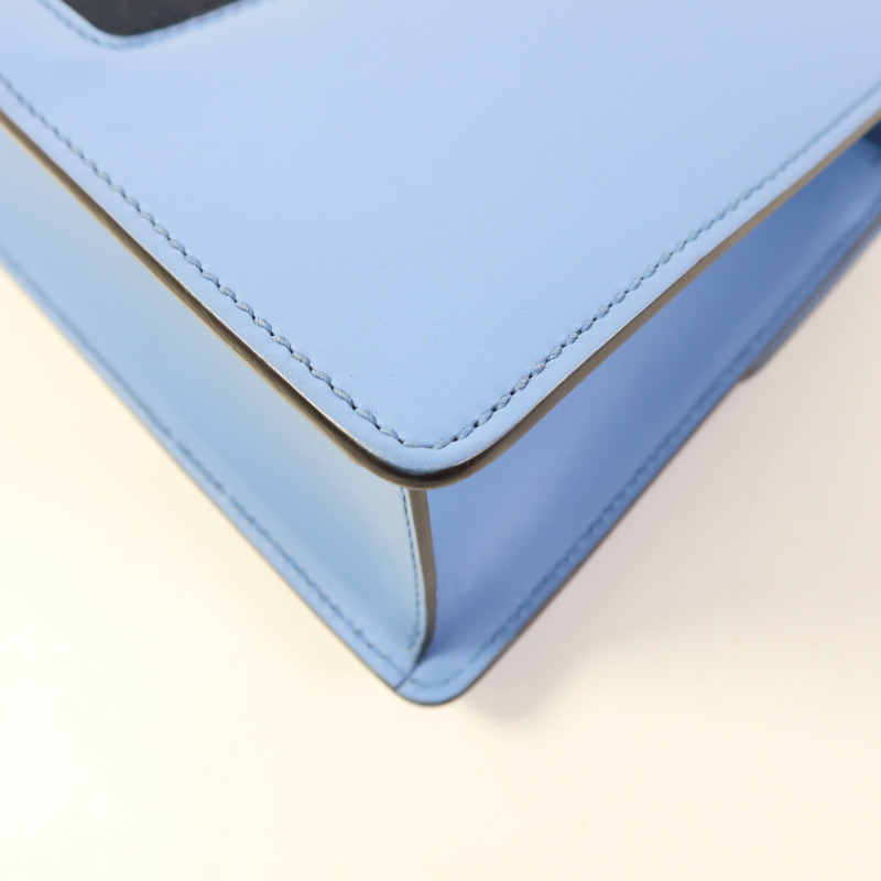 GUCCI 牛皮皮革Sylvie金扣肩背袋-13