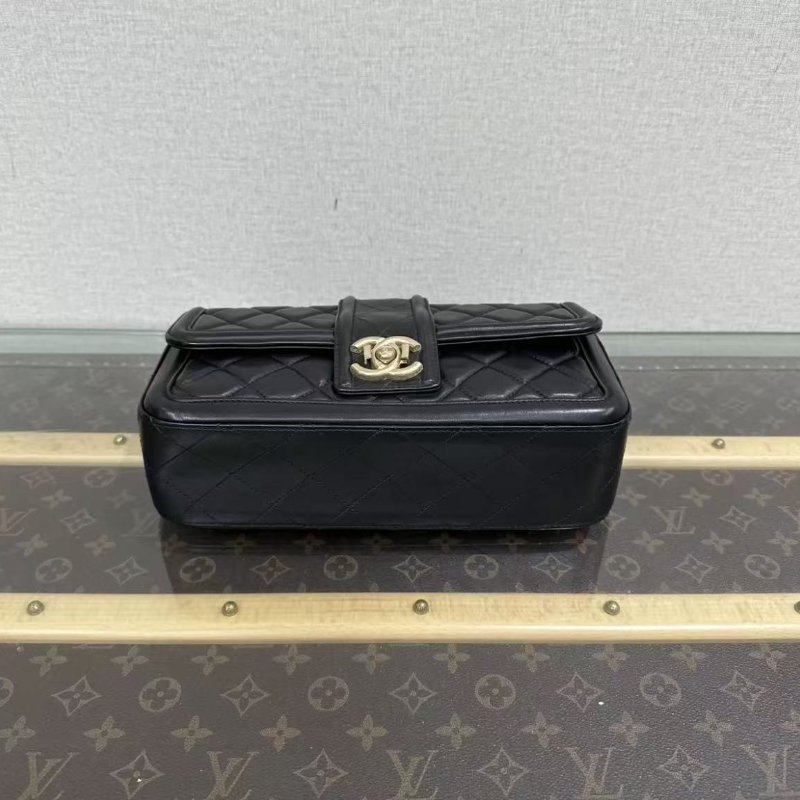 ✨CHANEL CF黑金黛妃包26*15*7 98新配件塵袋-2