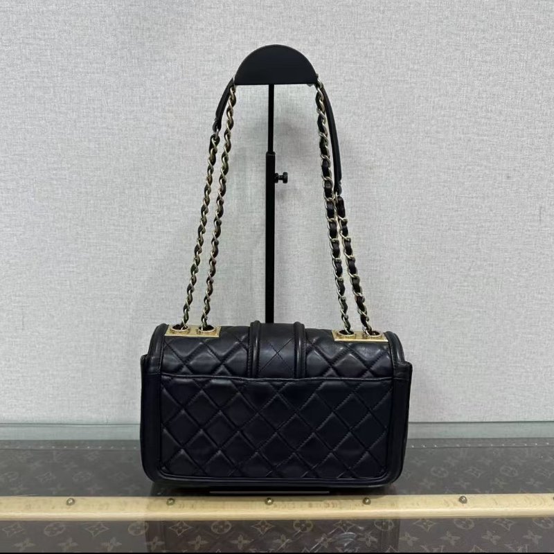 ✨CHANEL CF黑金黛妃包26*15*7 98新配件塵袋-5