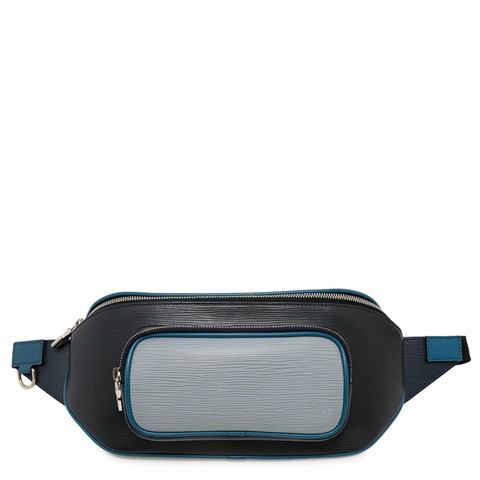 Louis Vuitton Epi Monogram Eclipse Bum 斜背包 M53420 路易威登 黑色