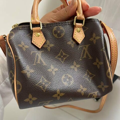 LV speedy nano 16*10*7.5 98新配件塵袋