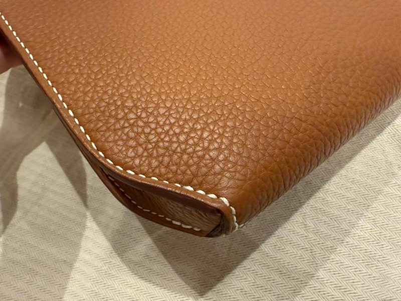 Hermes🧡Depeches 25🌟金棕銀扣🌟99新🌟B Stamp🌟togo皮🌟-6