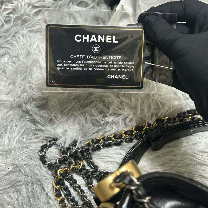 Chanel 香奈兒 流浪包 小號 配件齊全 台灣購證 卡-4