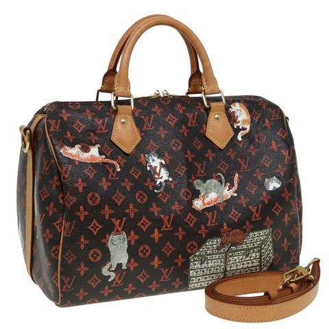 路易威登 Catgram Speedy Bandouliere 30 手提包棕色 M44401 LV 授權 84188