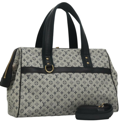 路易威登 Monogram Mini Josephine GM 手提包藍色 M92211 LV 授權 105650