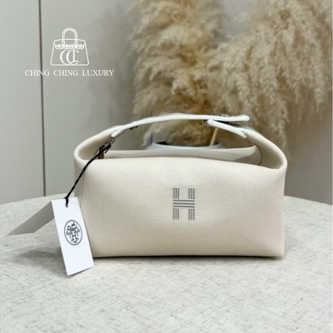 🌈Hermes🧡全新🧡米白色飯盒包Bride a Brac🌟小號pm size🌟