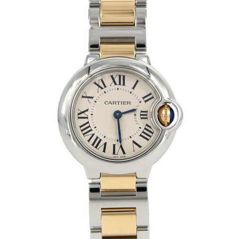 卡地亞 Ballon Bleu SM Combi W69007Z3 W2BB0010 SSxYG 腕錶石英