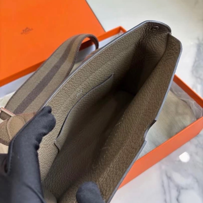 🌟Hermes🌈Videpoches🌟6T苔原灰🌟B Stamp🌟99新🌟togo皮🌟-2