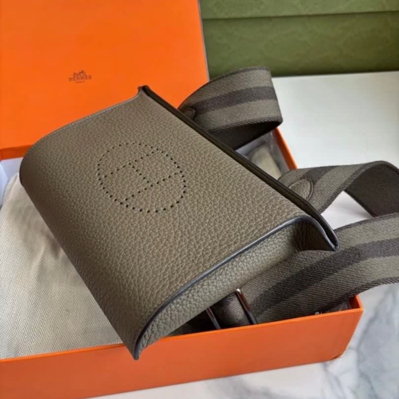 🌟Hermes🌈Videpoches🌟6T苔原灰🌟B Stamp🌟99新🌟togo皮🌟-4