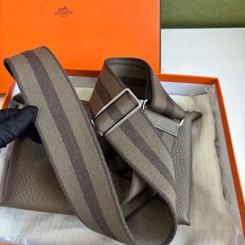 🌟Hermes🌈Videpoches🌟6T苔原灰🌟B Stamp🌟99新🌟togo皮🌟-6