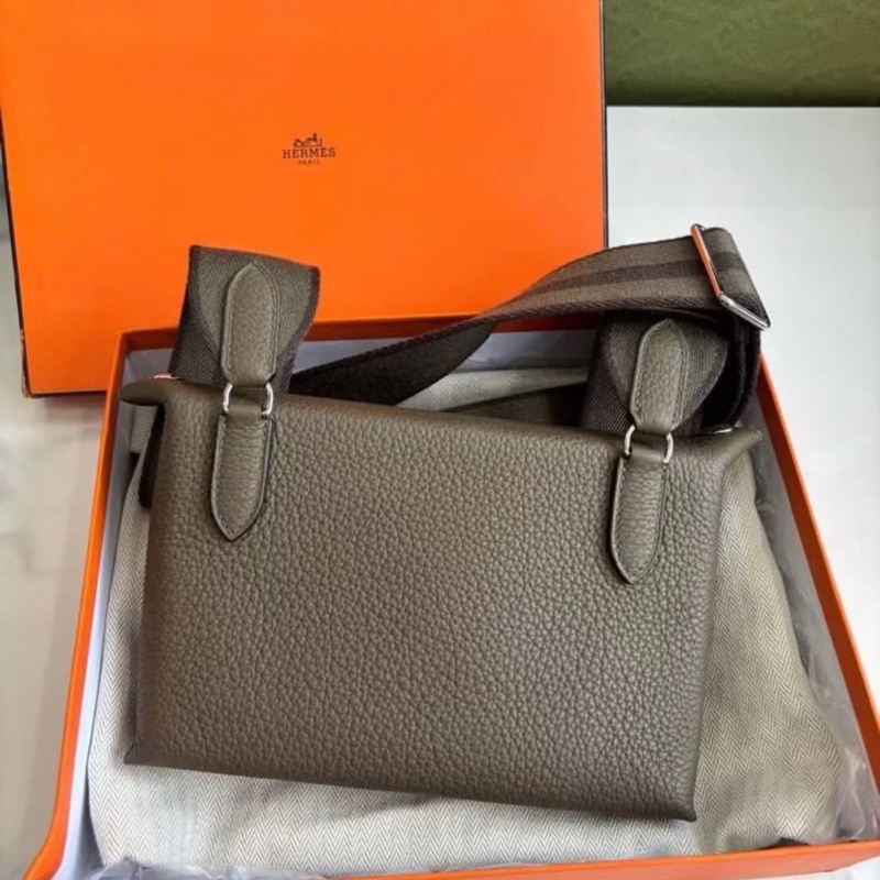 🌟Hermes🌈Videpoches🌟6T苔原灰🌟B Stamp🌟99新🌟togo皮🌟-9