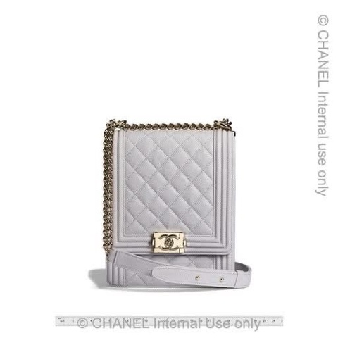 Chanel 白色Boy全新（荔枝牛皮）