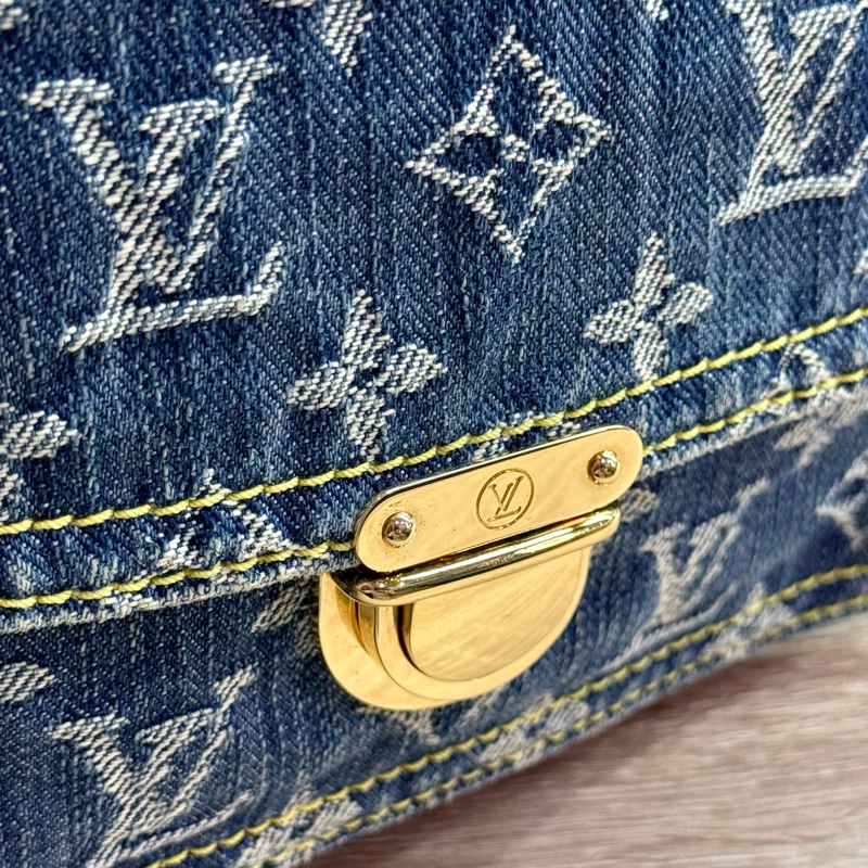 LV M95347 Denim Bum Bag稀有絕版丹寧牛仔胸包腰包-22