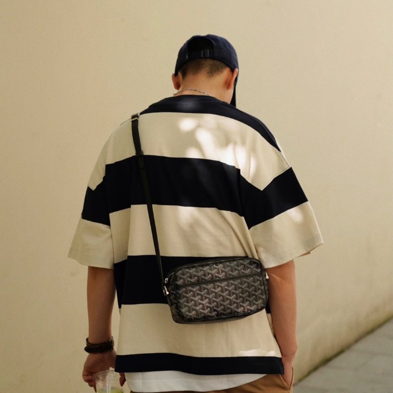 GOYARD Cap vert - 小號黑-1