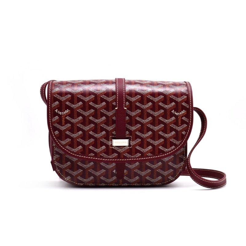 GOYARD Belvedere 郵差包 - 小號酒紅-0