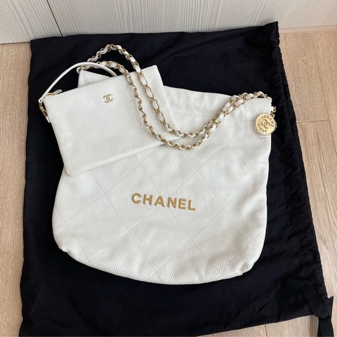 CHANEL 22 Handbag白金（小號）🫶