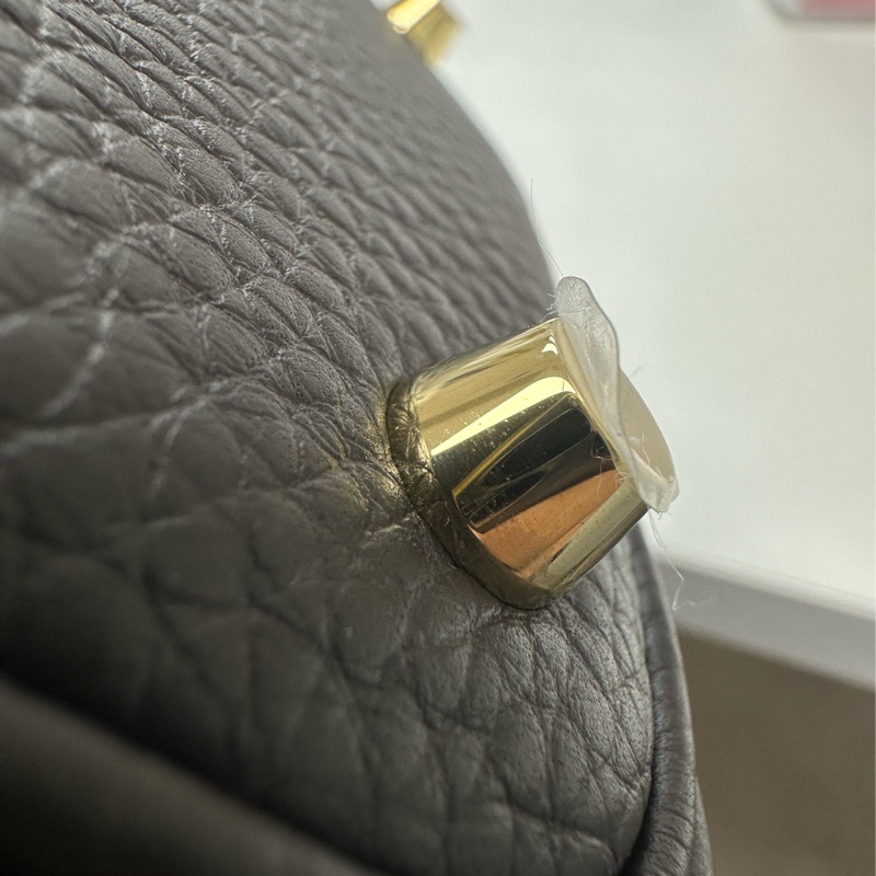 全新🔥HERMES PICOTIN 18 烏木色金扣菜籃子 Z Stamp 手提包-11