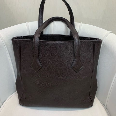 HERMES 中古咖啡色 TOTE BAG   XB522