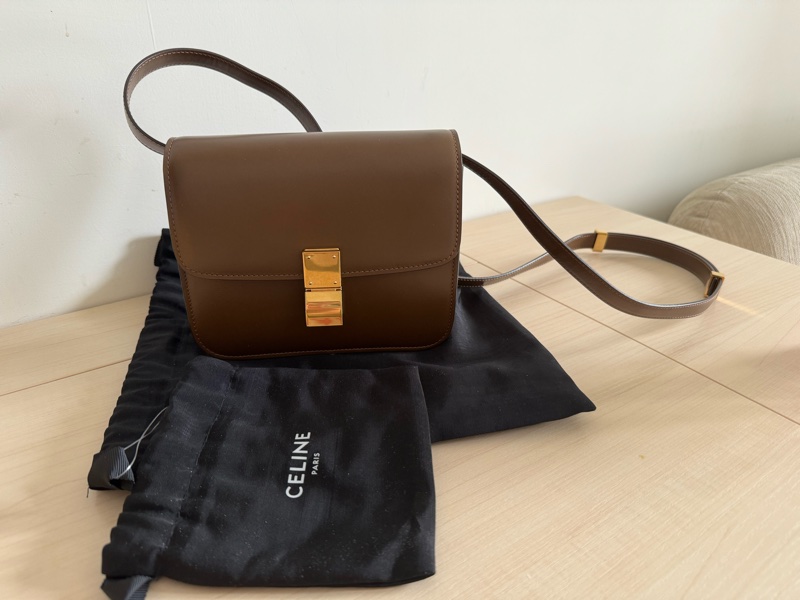 Celine Classic Box Teen 焦糖色-3