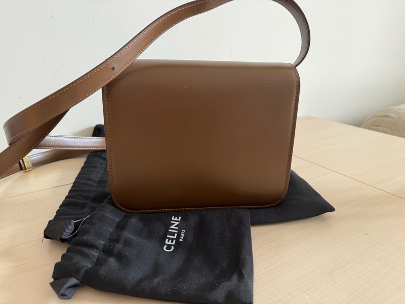 Celine Classic Box Teen 焦糖色-4