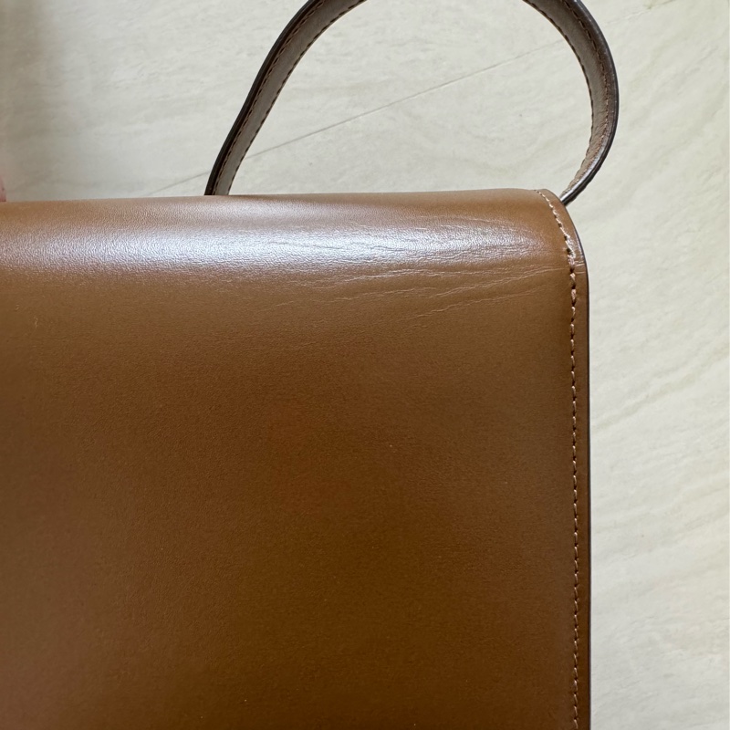 Celine Classic Box Teen 焦糖色-7