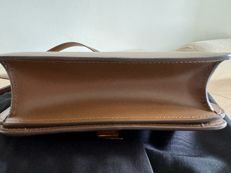 Celine Classic Box Teen 焦糖色-10
