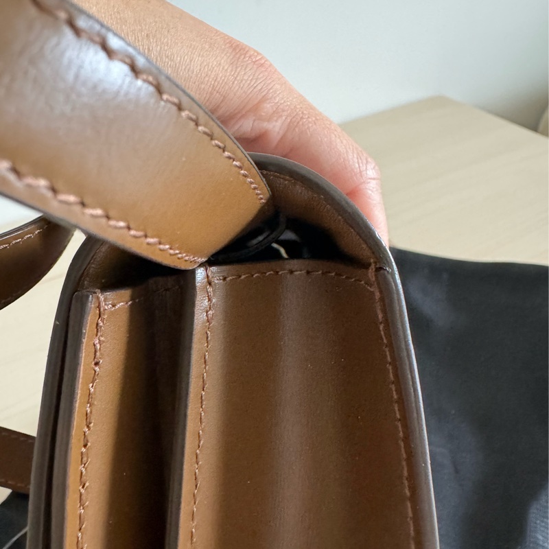 Celine Classic Box Teen 焦糖色-14