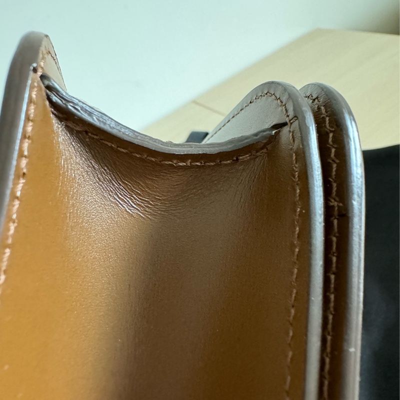 Celine Classic Box Teen 焦糖色-17