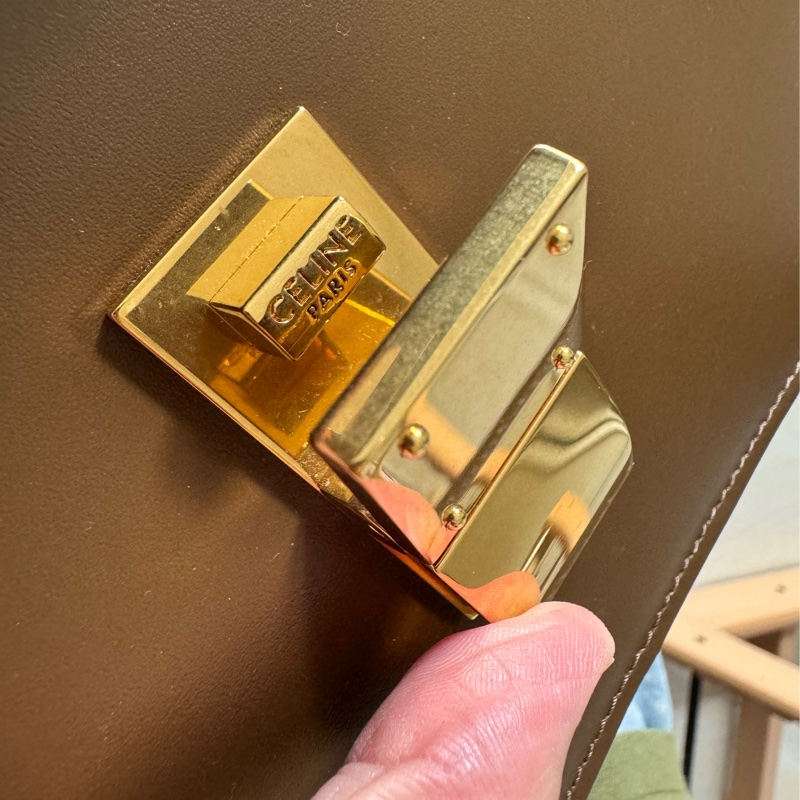 Celine Classic Box Teen 焦糖色-27