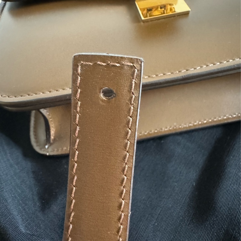 Celine Classic Box Teen 焦糖色-34