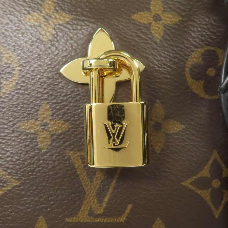 LOUIS VUITTON Monogram Flower Zip Tote金扣手挽肩背兩用袋-9