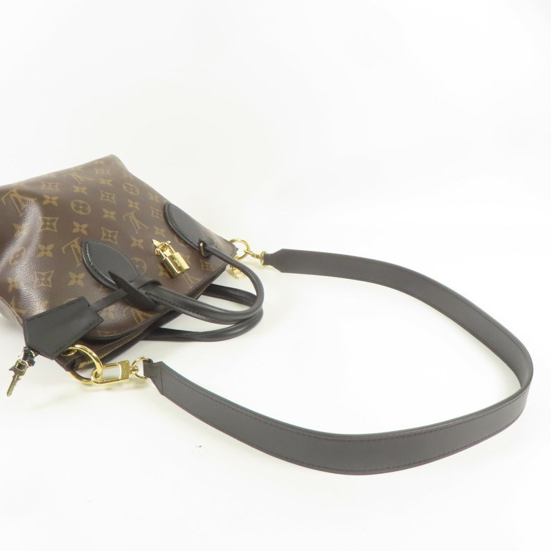 LOUIS VUITTON Monogram Flower Zip Tote金扣手挽肩背兩用袋-11