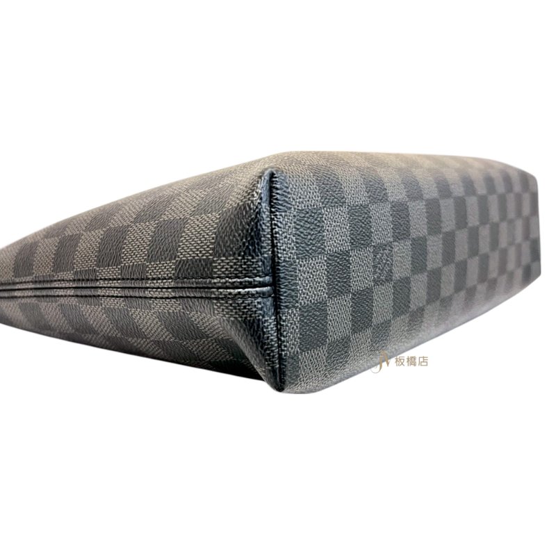 LV包包MICK PM黑棋盤格拉鍊斜背包 N40003-5