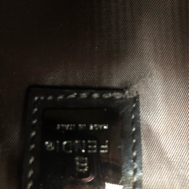 FENDI 全布老花 奶茶色 麻雀袋 XA491-19