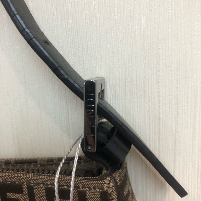 FENDI 全布老花 奶茶色 麻雀袋 XA491-22