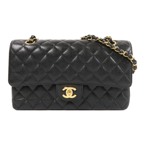 CHANEL 牛皮皮革Classic 25金扣鏈帶肩背袋