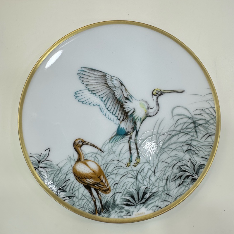 Hermes 愛馬仕 赤道叢林 黄油碟 两隻裝 閒置新 未使用品-1