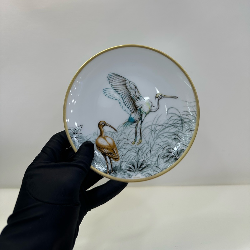 Hermes 愛馬仕 赤道叢林 黄油碟 两隻裝 閒置新 未使用品-4