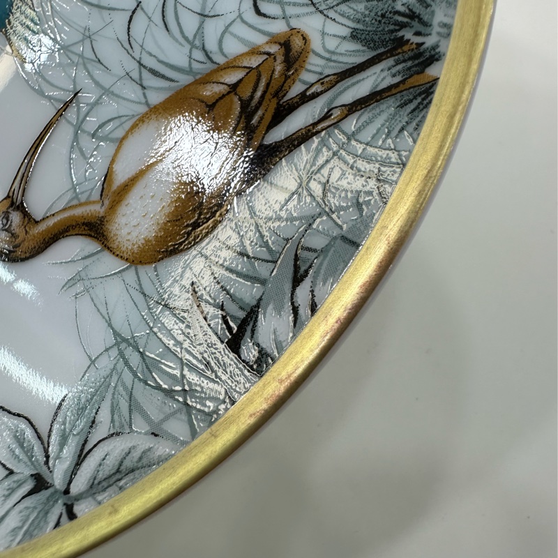 Hermes 愛馬仕 赤道叢林 黄油碟 两隻裝 閒置新 未使用品-9