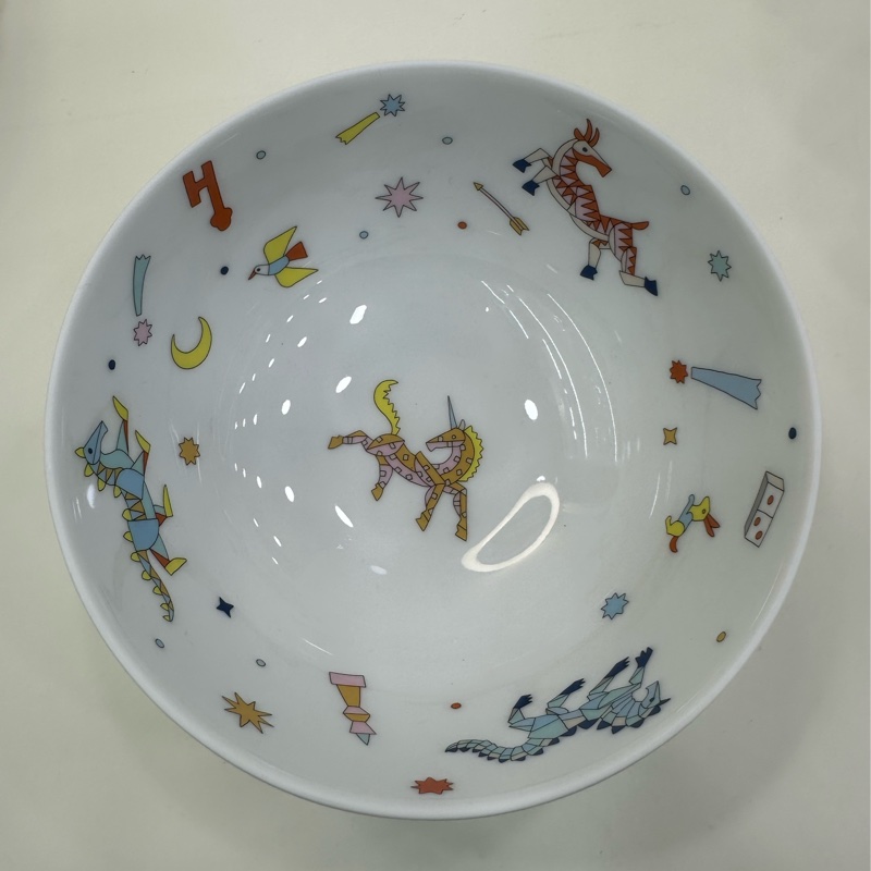 hermes愛馬仕 瓷器套装coffret enfant epopee 獨角獸動物園 嬰兒禮品四件套 閒置新 未使用品-10