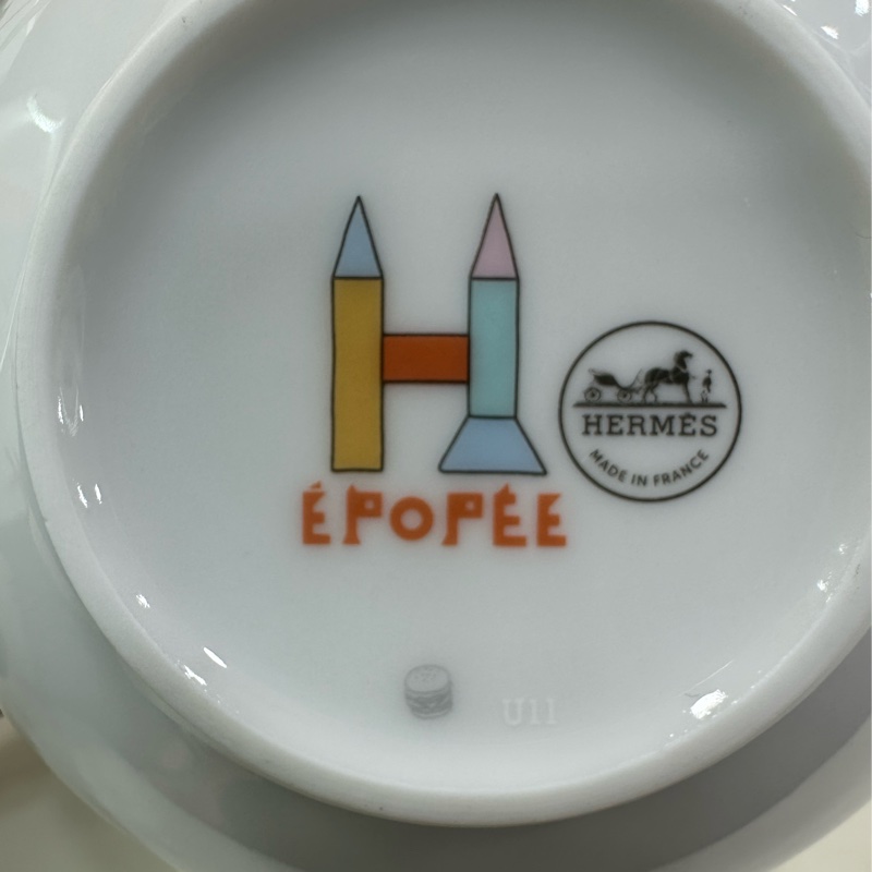 hermes愛馬仕 瓷器套装coffret enfant epopee 獨角獸動物園 嬰兒禮品四件套 閒置新 未使用品-12