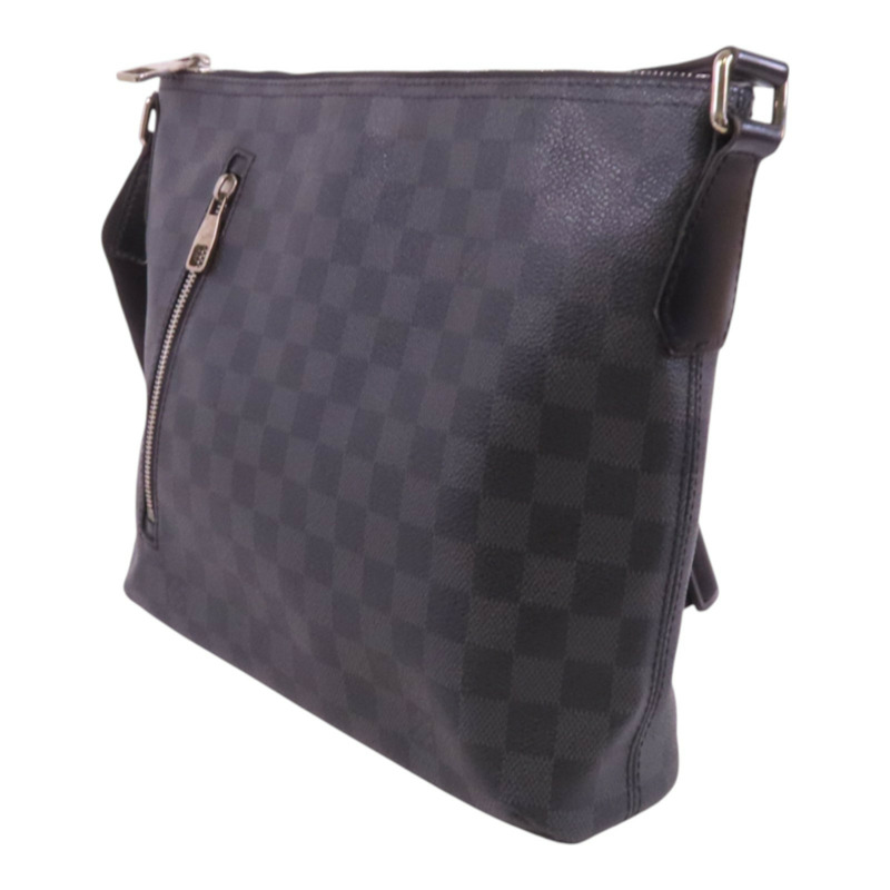 LOUIS VUITTON Damier Mick PM銀扣肩背袋-2
