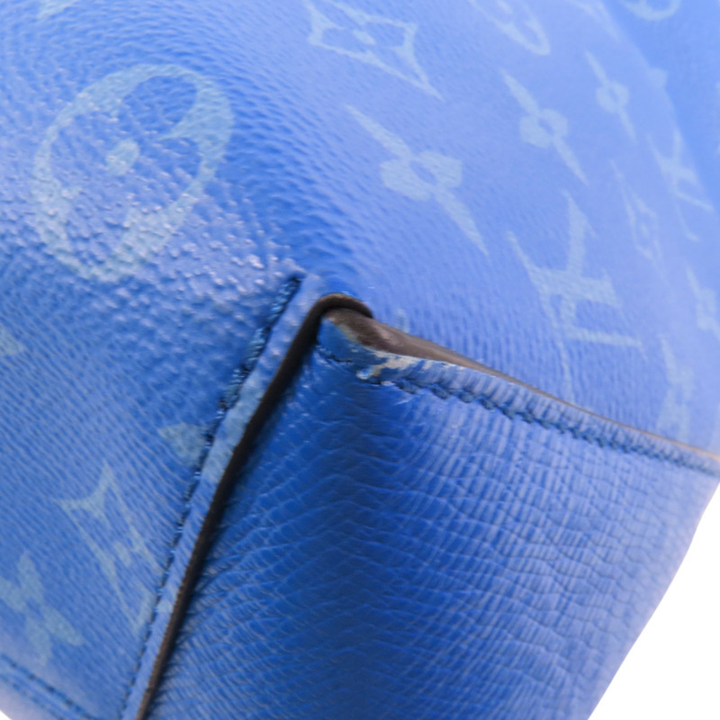 LOUIS VUITTON Monogram Taigalama Weekend Tote銀扣手挽肩背兩用袋-10