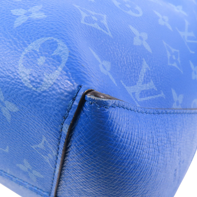 LOUIS VUITTON Monogram Taigalama Weekend Tote銀扣手挽肩背兩用袋-12