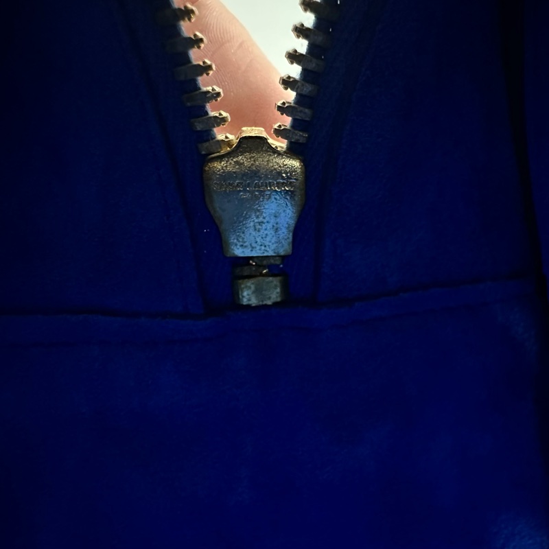 YSL 372087 皇家藍牛皮金釦斜背包 cabas mini-39