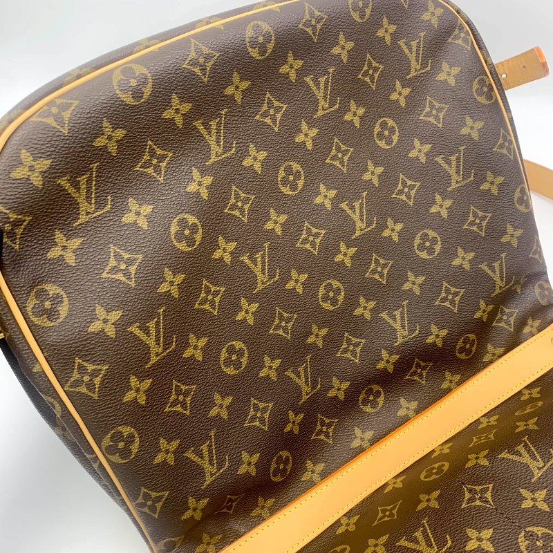 Louis Vuitton 經典SAUMUR 35，中號雙子星，路易威登，LV，斜背包，公事包，旅行包，正品，現貨，免運-32