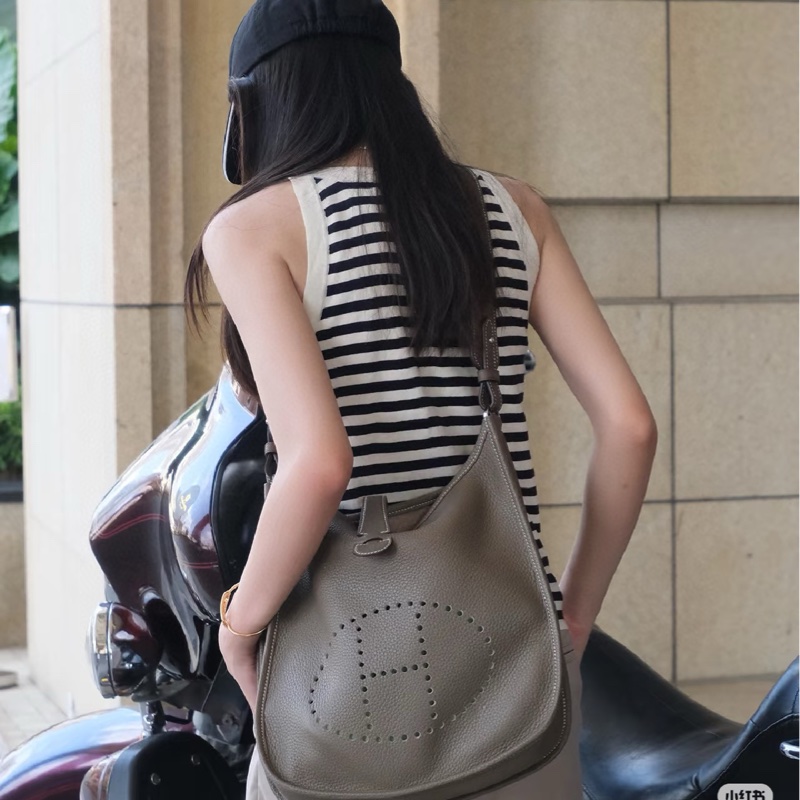 Hermes Evelyne 29 大象灰x金扣-5