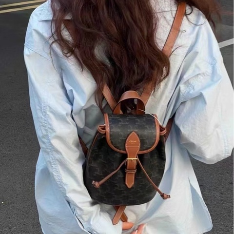 Celine 老花凱旋門雙肩包
