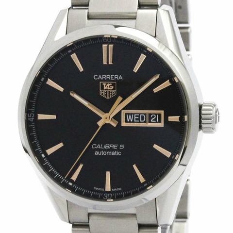 泰格豪雅 Carrera Calibre 5 Day Date 自動腕錶 WAR201C 拋光
